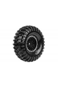 CR-SIXGEAR 1.9 - Kompletní kola s černými disky, 2 ks