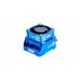 WorksTeam Hliníkový HighRev. ventilátor pro regulátory 30x30x10mm - 1S/2S - ESC konektor