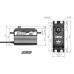 MIBO Drift King Alu Black Programmable (RWD Drift Spec/33.0kg/8.4V) Brushless Servo