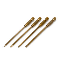 Power Tool Bits Straight Hex Set 1.5, 2, 2.5, 3mm