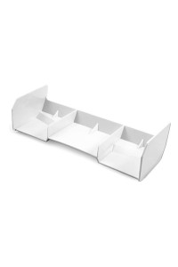 ULTIMATE 1/8 BUGGY plastové zadní křídlo V2 bílé