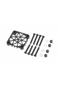 NOSRAM Hliníková mřížka pro 30mm ventilátory - černá