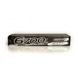 HV ULTRA LCG Modified GRAPHENE-4 6700mAh Hardcase Akku - 7.6V LiPo - 135C/65C