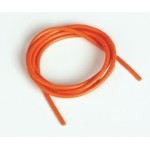 Silikonový kabel 2,0qmm, 14AWG, 1metr, oranžový