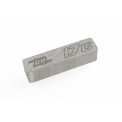 Wolframové závaží 17g, 25x6x6 mm