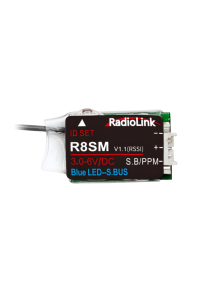 RADIOLINK Přijímač Mini R8SM 8kanálový (T8FB, T8S, T16D, T12D)