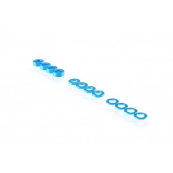 3mm sada podložek modré (0.5mm/1.0mm/2.0mm)