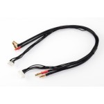 4S černý nabíjecí kabel G4/G5-4S/XH - krátký 400mm - (4mm, 7-pin PQ)