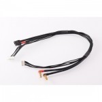 4S černý nabíjecí kabel G4/G5 - krátký 400mm - (XT60, 7-pin XH)