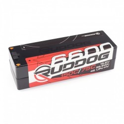 RUDDOG Racing Hi-Volt 6600mAh 150C/75C 15.2V LCG 1/8 Pack - EFRA