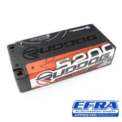 RUDDOG Racing Hi-Volt 5200mAh 150C/75C 7.6V LCG Short Stick Pack LiPo-HV Battery