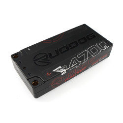 RUDDOG Racing RR2 4700mAh 150C/75C 7.6V 18,5mm LCG Short Stick Pack LiPo-HV akumulátor RUDDOG Racing RR2 4700mAh 150C/75C 7.6V 18,5mm LCG Short Stick Pack LiPo-HV akumulátor