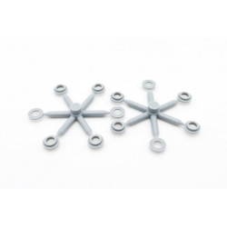 SWORKz 1/8 plastové vložky tlumičů BBS, 2x 6 ks.