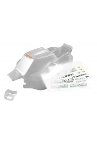 SWORKz 1/8 Falcon ST-4 čirá lexanová karoserie, 90% předříznutá, lehká, 1 ks.