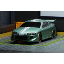 1/76 C62 DRIFT RC Car RTR (zelená s pruhem)