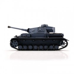 TORRO tank 1/16 RC PzKpfw IV provedení F2 šedá kamufláž - BB Airsoft+IR (kovové pásy)