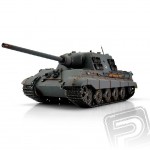 TORRO tank PRO 1/16 RC Jagdtiger šedý - infra