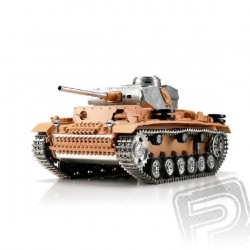 TORRO tank PRO 1/16 RC Panzer III bez nástřiku - infra