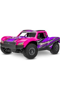RC auto Traxxas Mini Slash 1:12 BL-2s 4WD RTR - Růžová