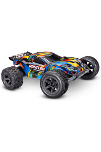 RC auto Traxxas Rustler 1:10 VX3 RTR - Žlutý