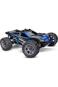 RC auto Traxxas Rustler 1:10 2BL 4WD RTR- Modrá