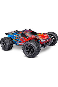 RC auto Traxxas Rustler 4x4 1:10 VX3 RTR - Červená
