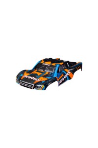 Traxxas karosérie Slash 4X4 oranžovo-modrá (bezsponková)