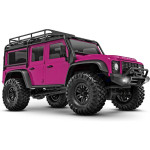 RC auto Traxxas TRX-4M Land Rover Defender 1:18 RTR - Růžová RC auto Traxxas TRX-4M Land Rover Defender 1:18 RTR - Růžová