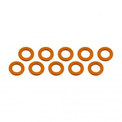 3x6x0,5mm alu podložky oranžové (10 ks.)