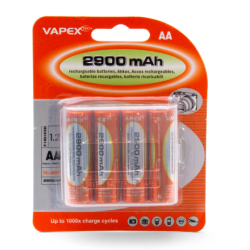 VAPEX AA/R6 Battery NiMH 2900mAh 4ks nabíjecí