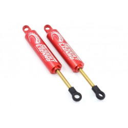 Hliníkové olejové tlumiče Desert Lizard, červené 120mm ( 2 ks )
