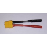 Redukce pro nabíječ z XT60 na 4mm dutinku.