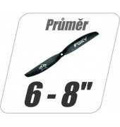 Průměr 6-8"